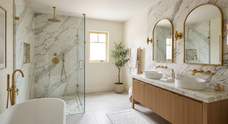 Granite Shower Installation in Danbury, CT