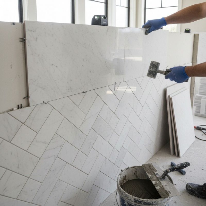 Terrazzo Tile Installation in Olathe, KS