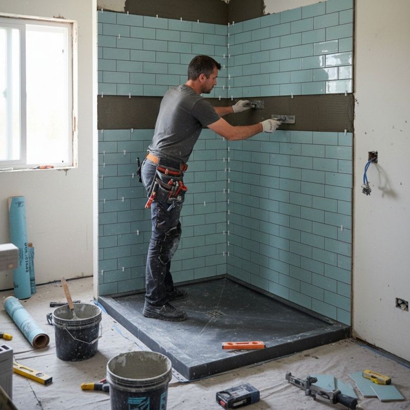 Tile Surround Installation in Conroe, TX